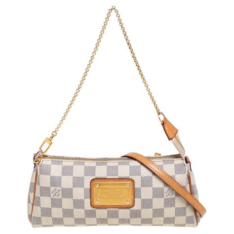 louis vuitton eva clutch pochette damier azur bag|Louis Vuitton damier ebene collection.